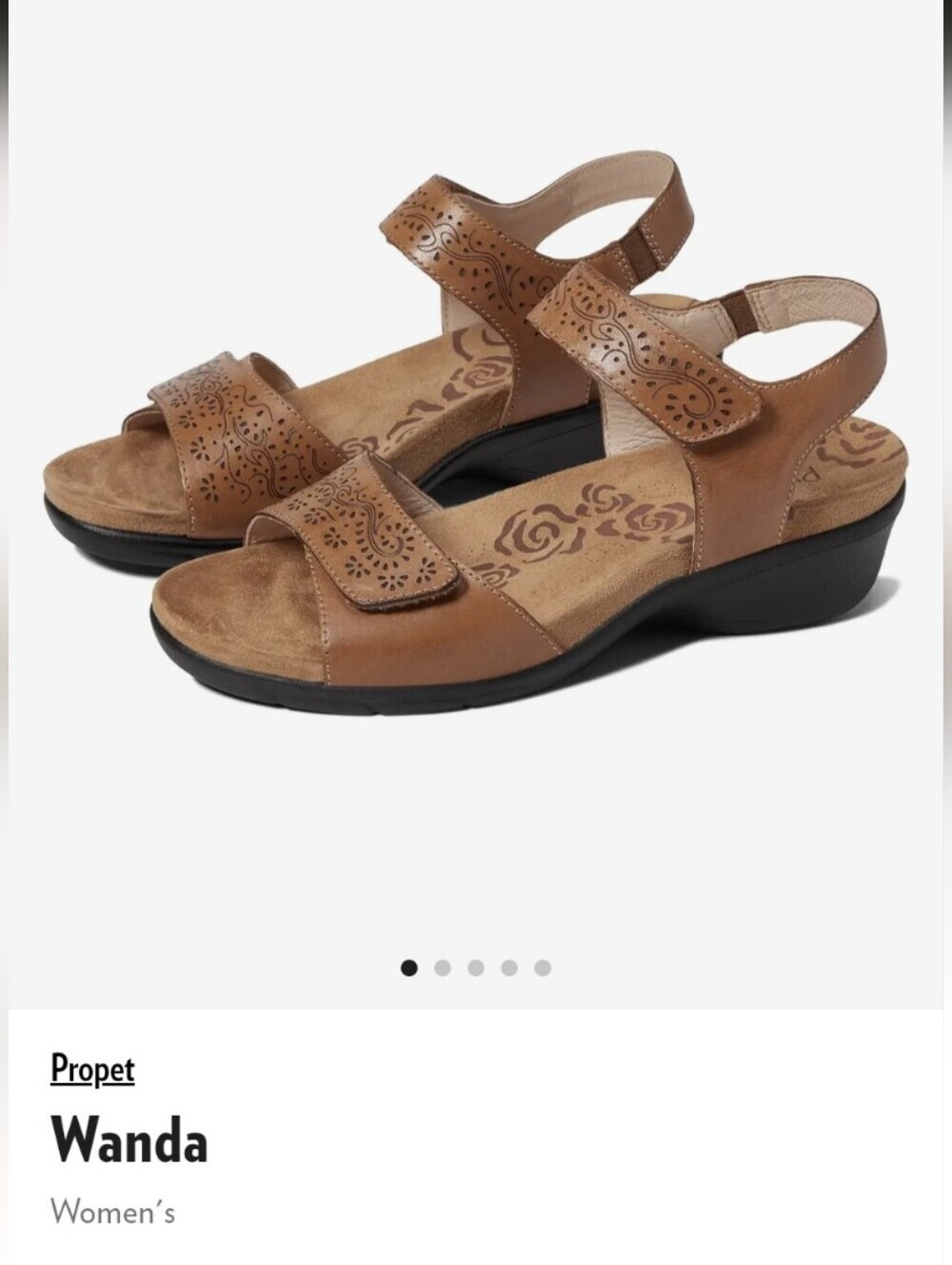 PROPET women's wanda sandals Tan Size 10XX Like New
